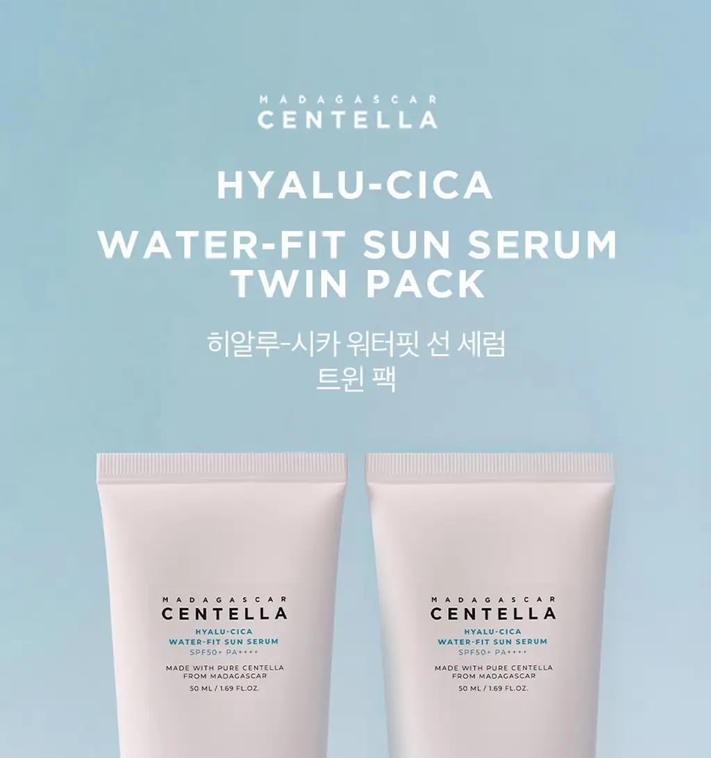 [2입 기획] 스킨1004 마다가스카르 센텔라 히알루-시카 워터핏 선세럼 50ml 더블기획 상세페이지 1
